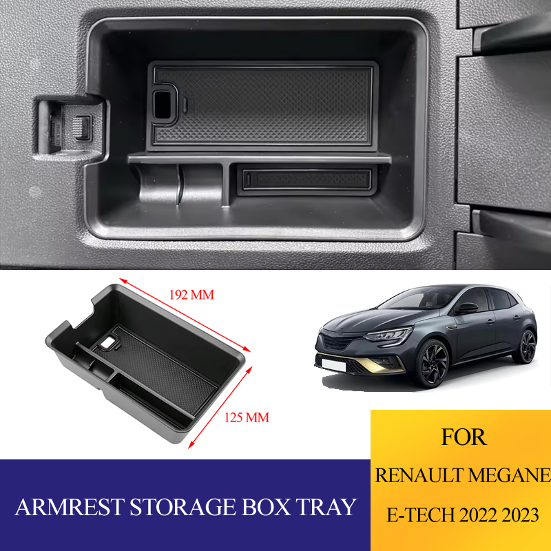 Tech Accessories Store - ABS Car Armrest Storage Box Tray