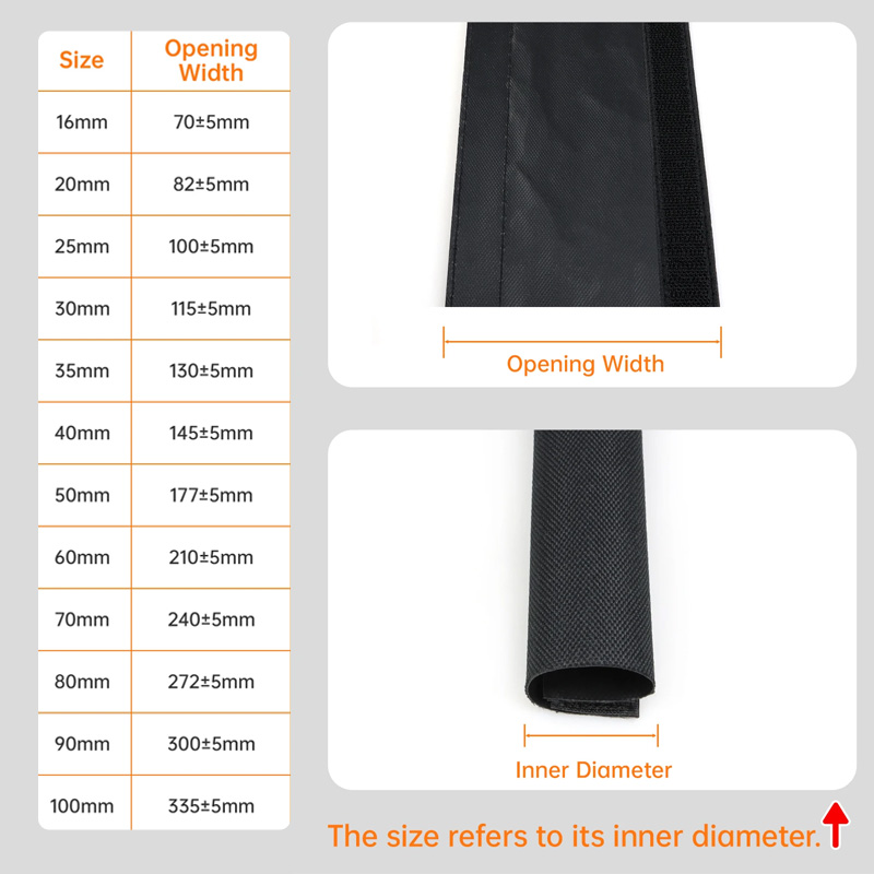 1-10m Waterproof Sleeve Wear-r - Cable Sleeve Neoprene ulasan dan harga