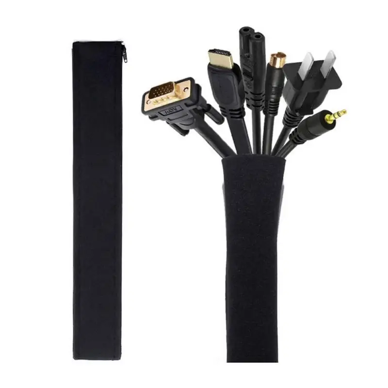 Zipper Cable Sleeve Wire Cable - Cable Sleeve Neoprene ulasan dan harga