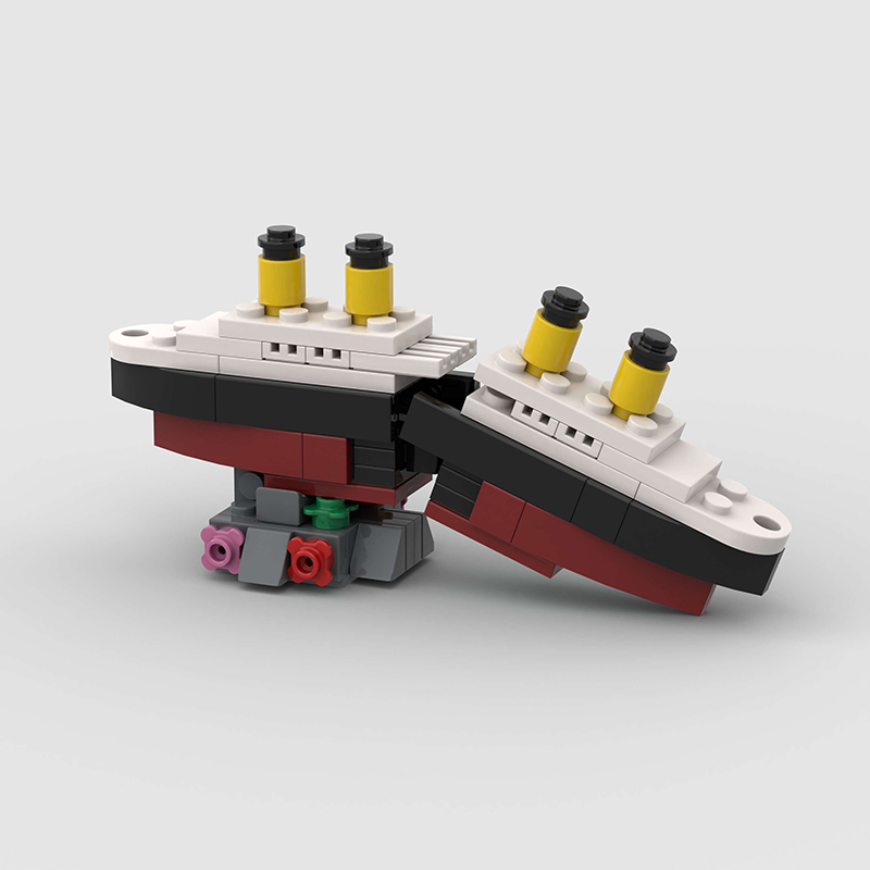 Mini RMS Titanic Sank Ship Mod - Tech Diving Accessories ulasan dan harga