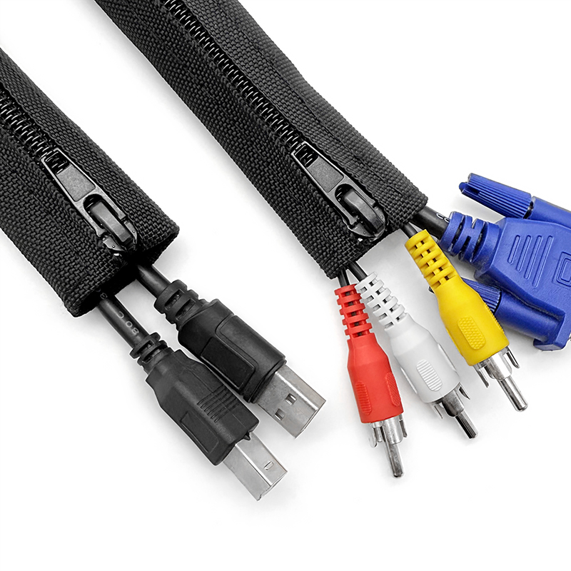 Zipper Cable Sleeve Flexible W - Cable Sleeve Neoprene ulasan dan harga