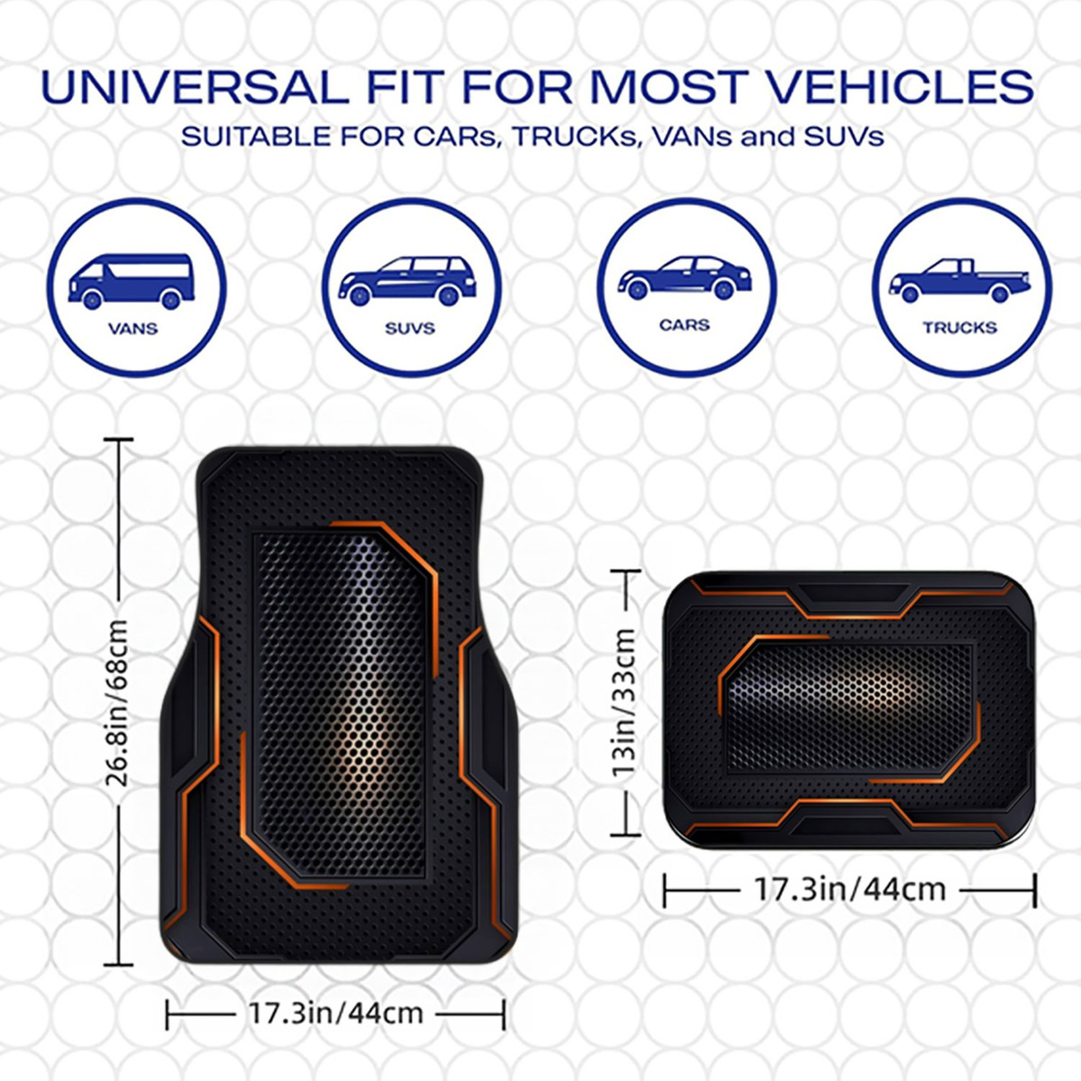 4Pcs Universal Car Floor Mats  - Universal Tech Accessories ulasan dan harga