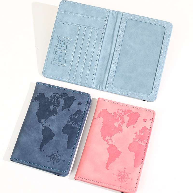 New Map Printed Passport Holde - Tech Accessories For Travel ulasan dan harga