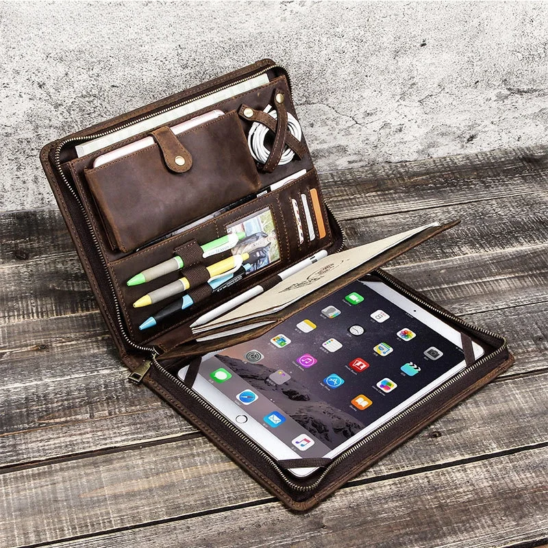 Leather Tablet Storage Bag for - Tech Accessories Tablet ulasan dan harga