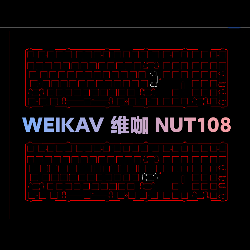 WEIKAV NUT108 Mechanical Keybo - Tech Gaming Accessories ulasan dan harga