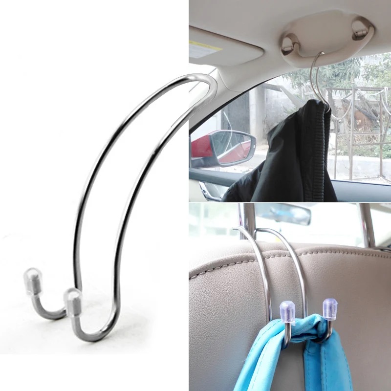 2pc/set Metal Car Seat Hook Au - Useful Tech Accessories ulasan dan harga