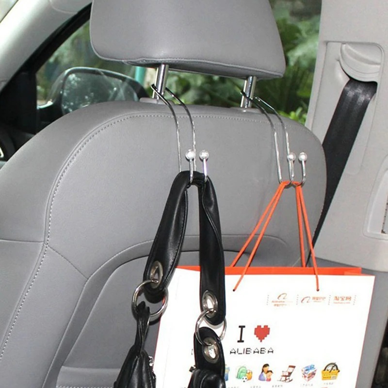 2pc/set Metal Car Seat Hook Au - Useful Tech Accessories ulasan dan harga