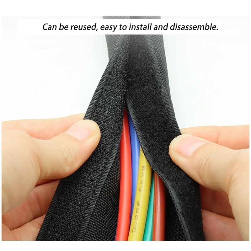 1~10m Self Adhesive PET Braide - Cable Sleeve Neoprene ulasan dan harga