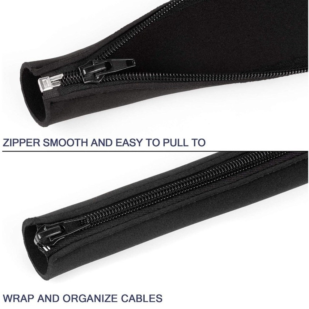 Cable Organizer Bag 50cm Cable - Cable Sleeve Neoprene ulasan dan harga