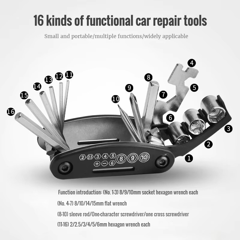 Portable Bicycle Repair Tools  - Useful Tech Accessories ulasan dan harga