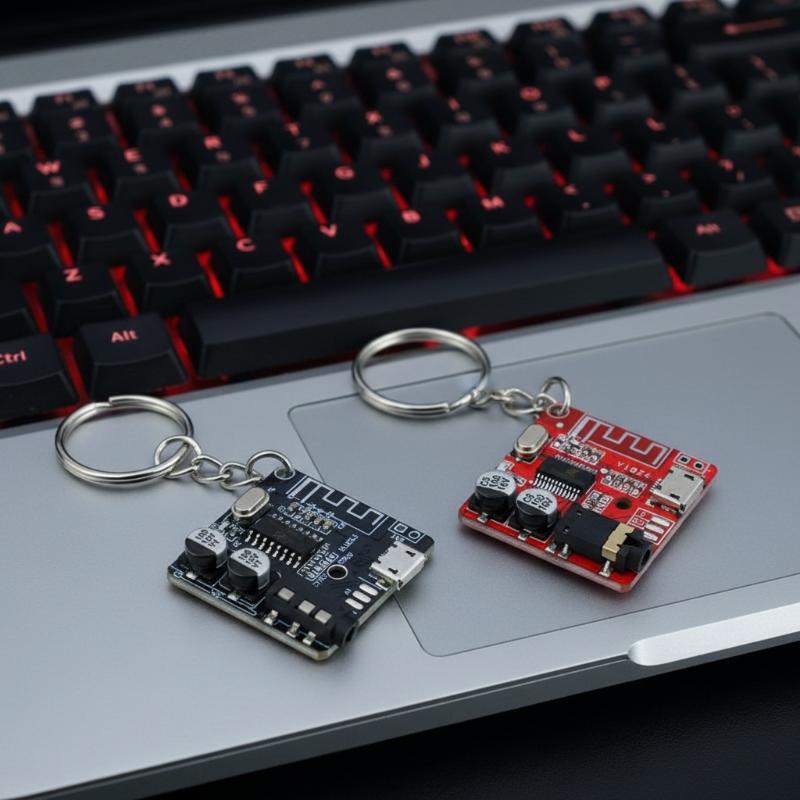 Circuit Board Keychain Minimal - Tech Woven Accessories ulasan dan harga